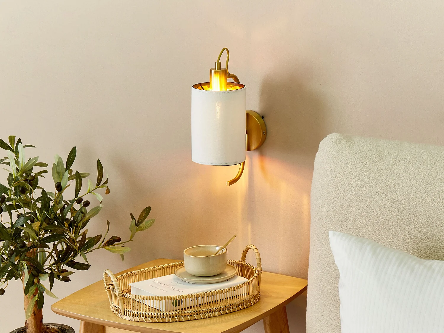 Lampa ścienna LIBERIA Metal Miedziany