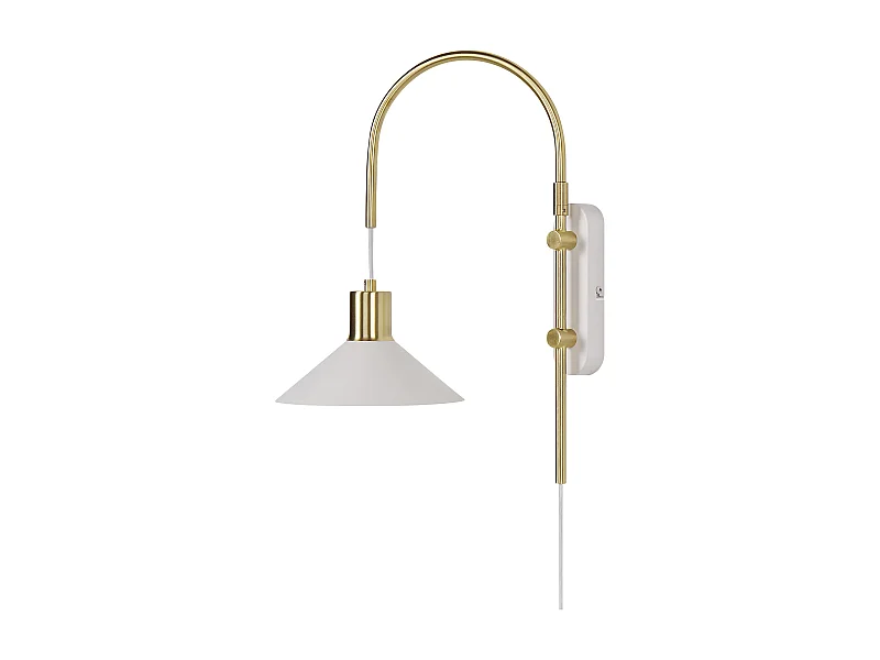 Lampa ścienna SISSA Metal Biały