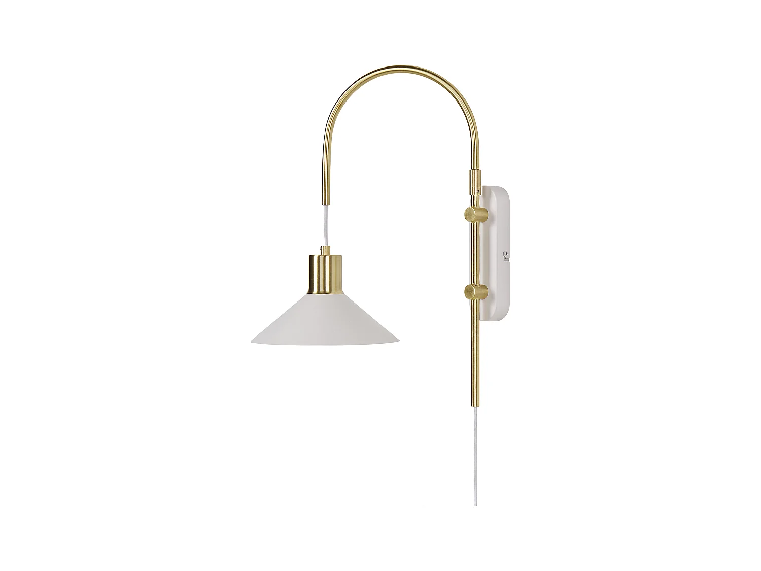 Lampe murale SISSA Métal Blanc