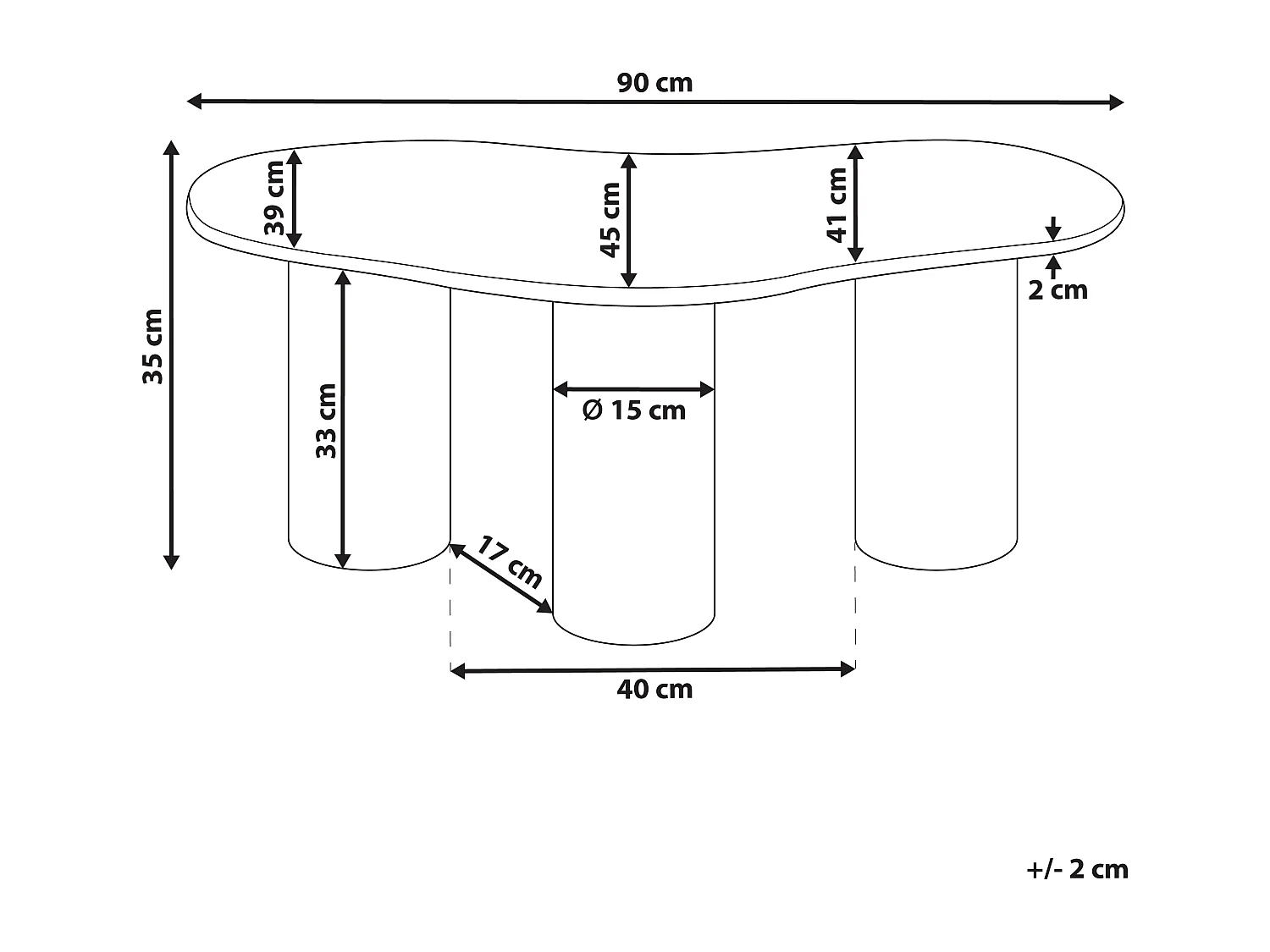 Stolik kawowy CASABLANCA Marmur Biały