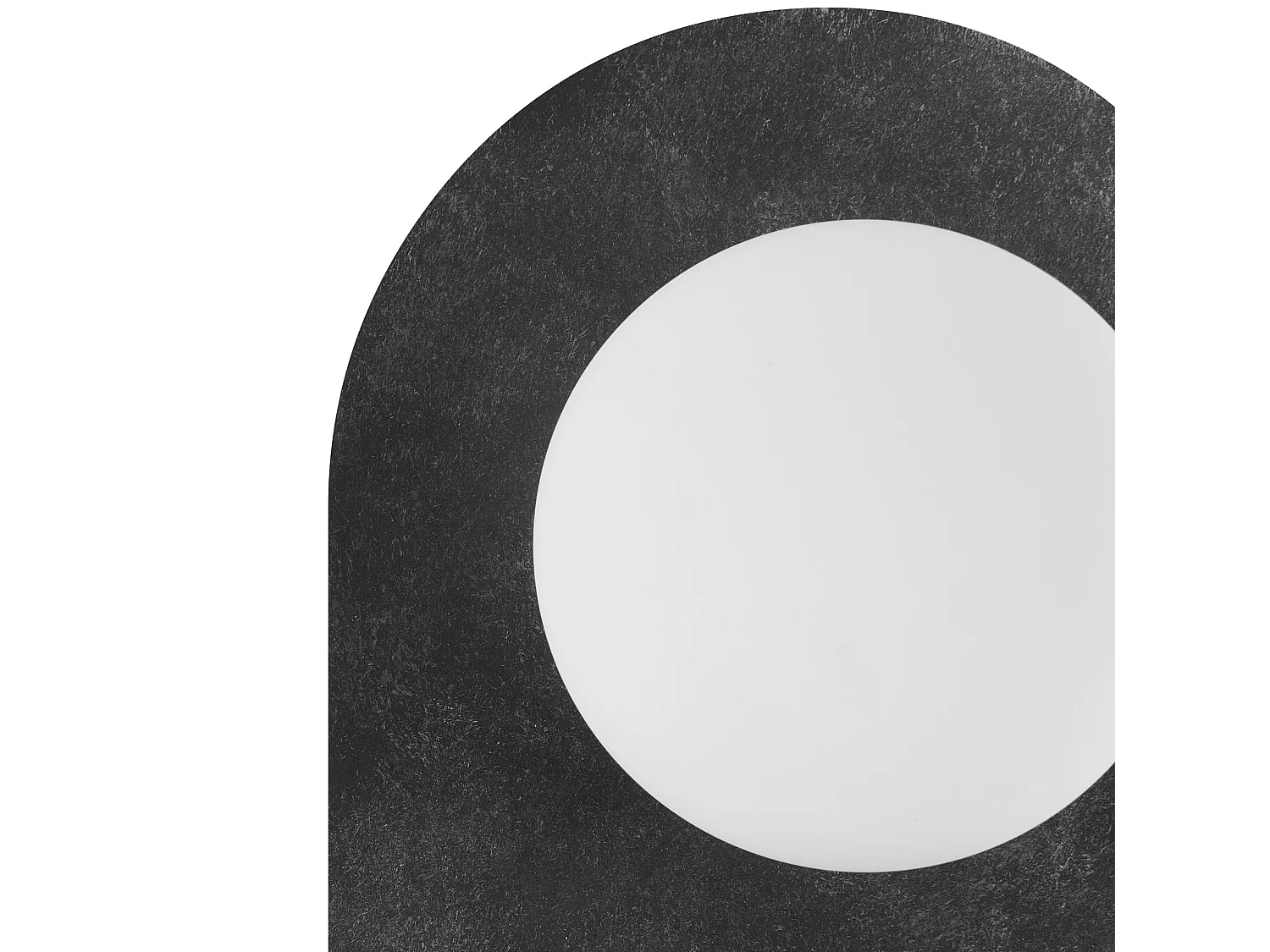 Wandlampe MAPI mit Ablage Metall Graphitgrau