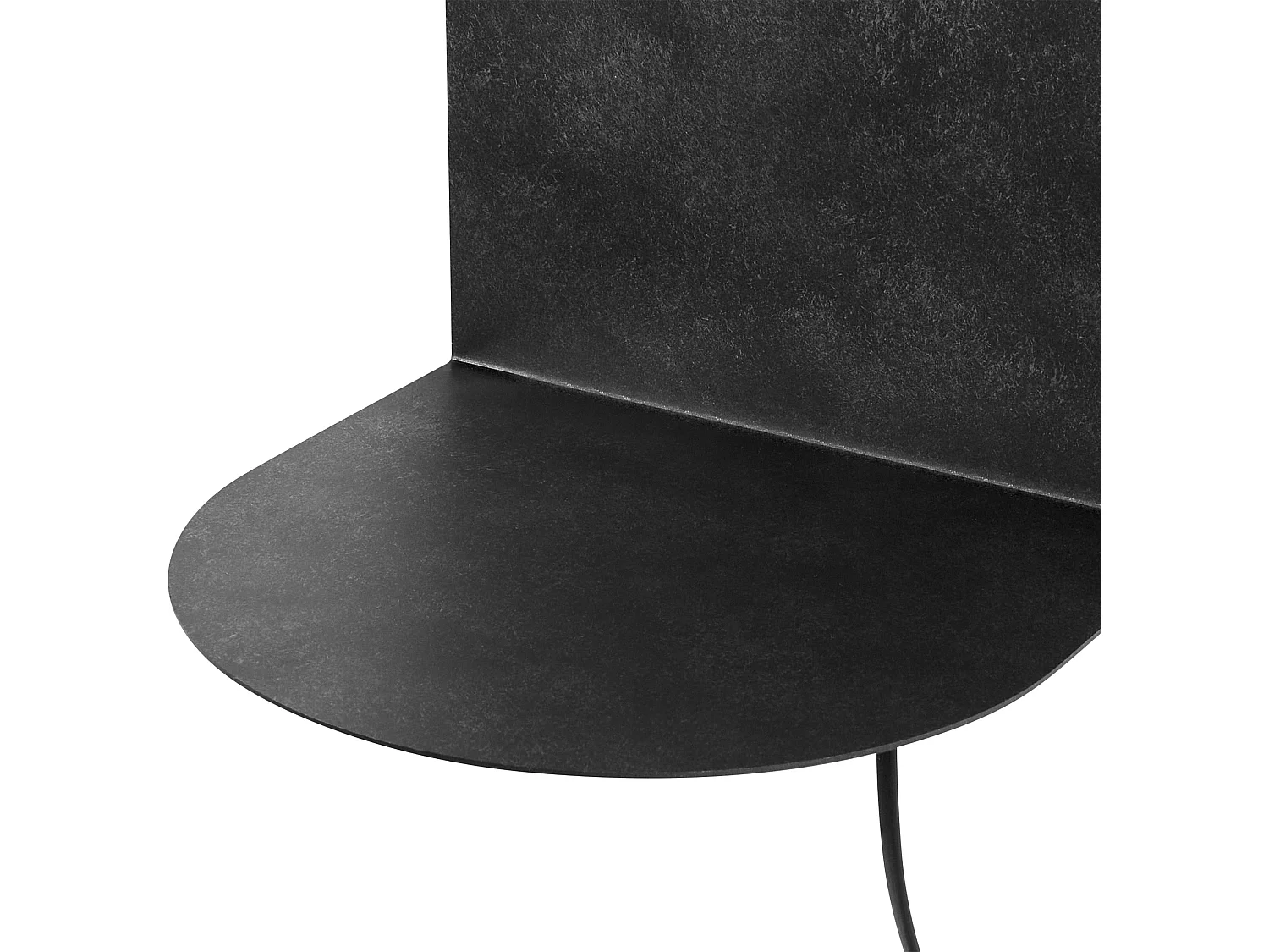 Wandlampe MAPI mit Ablage Metall Graphitgrau