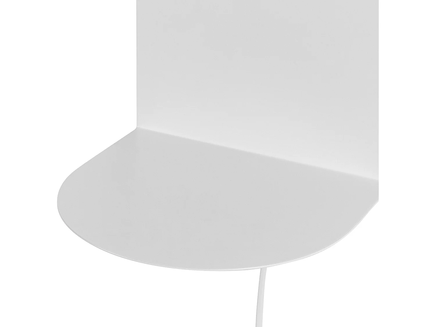 Wandlampe MAPI mit Ablage Metall Weiss