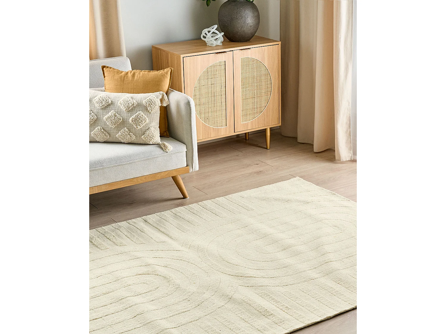 Tapis MASTUNG Beige 200 x 300 cm Laine