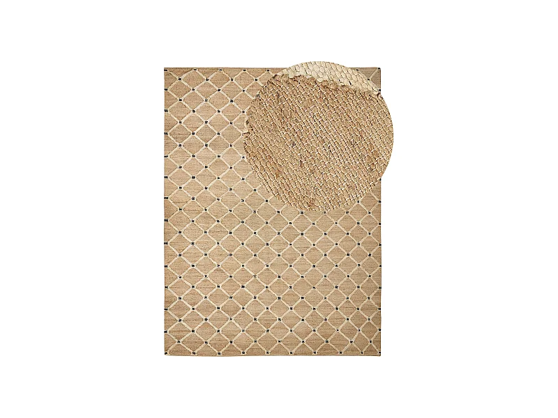 Teppich KALEKOY 300 x 400 cm Jute Beige