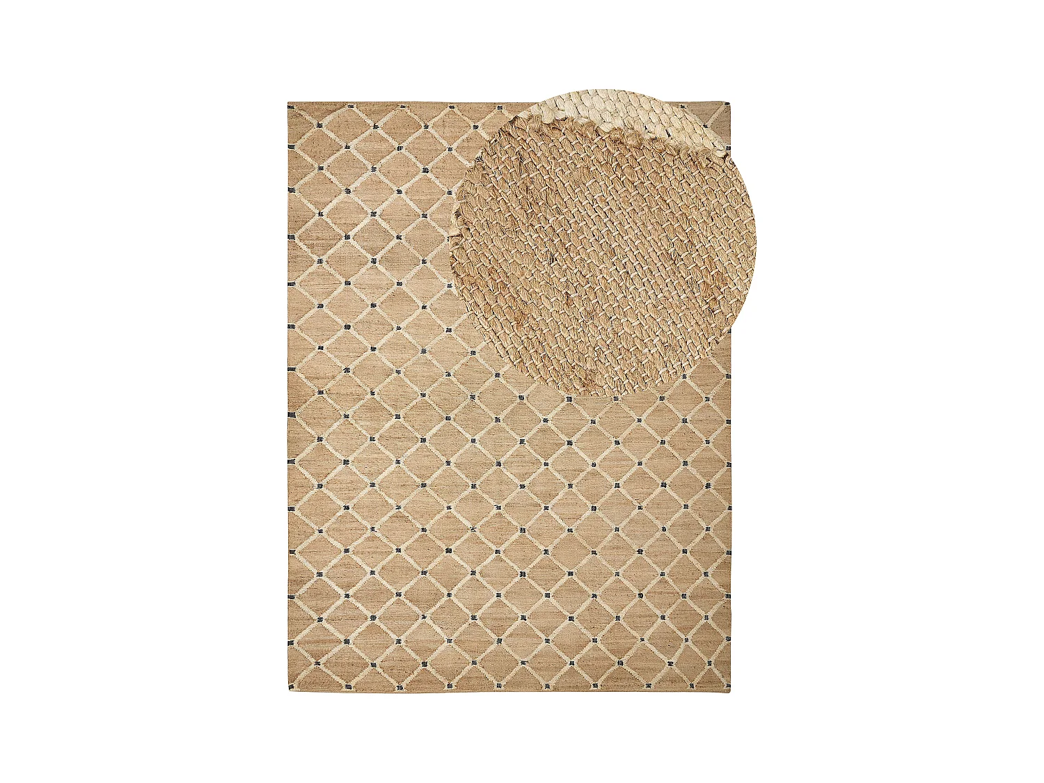 Tappeto iuta beige 300 x 400 cm KALEKOY