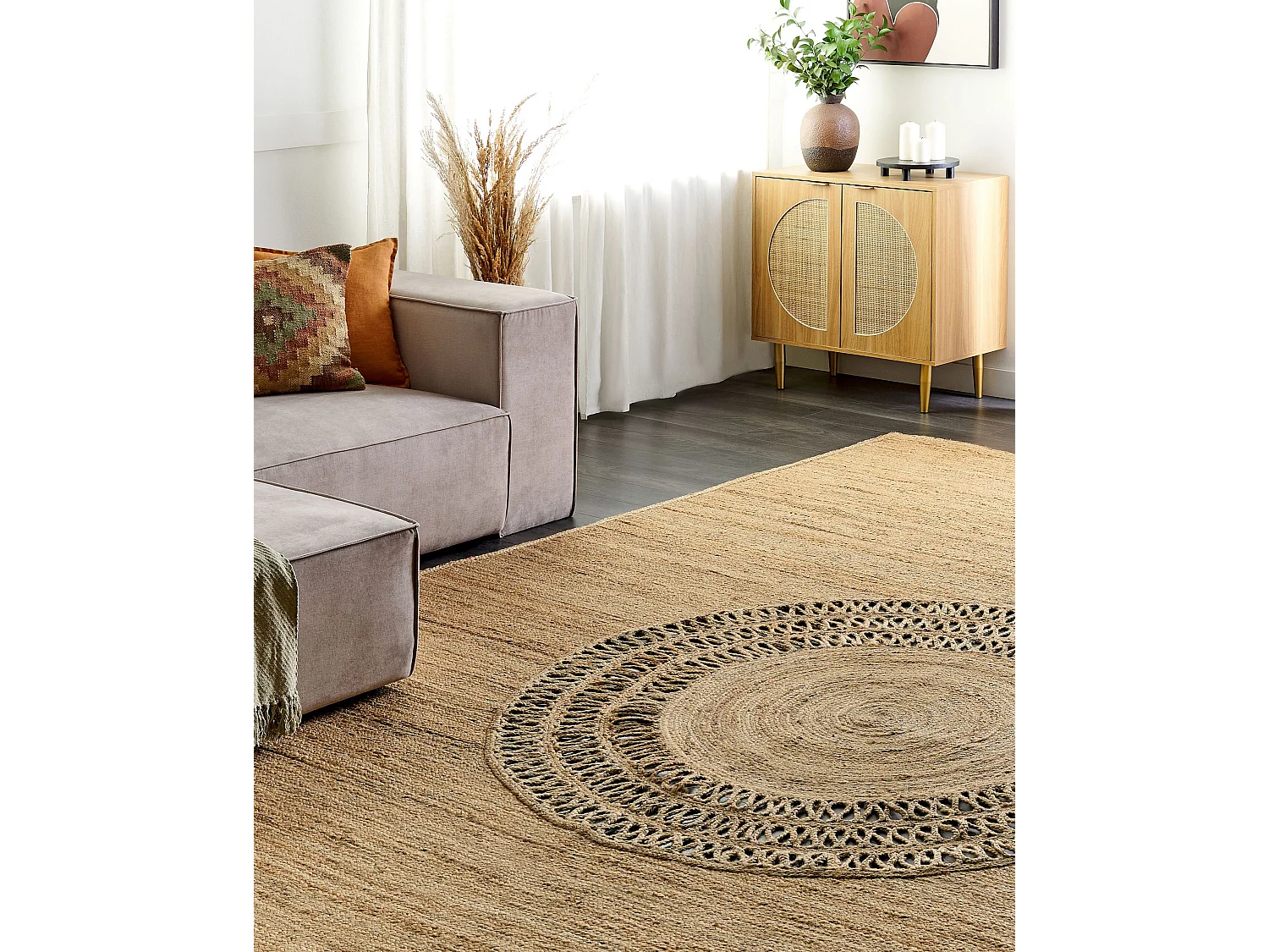 Tapis BOGAZOREN 300 x 400 cm Jute Beige