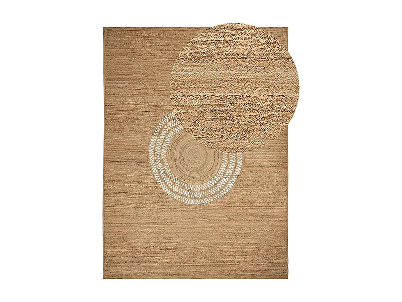 Tapis BOGAZOREN Beige 300 x 400 cm Jute