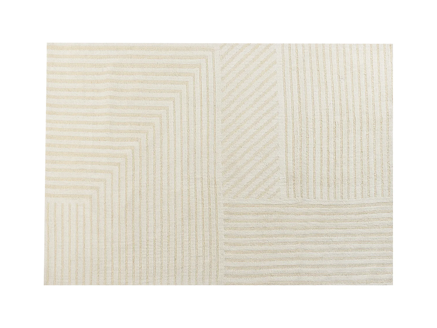 Tapis ABEGUM Beige 160 x 230 cm Laine