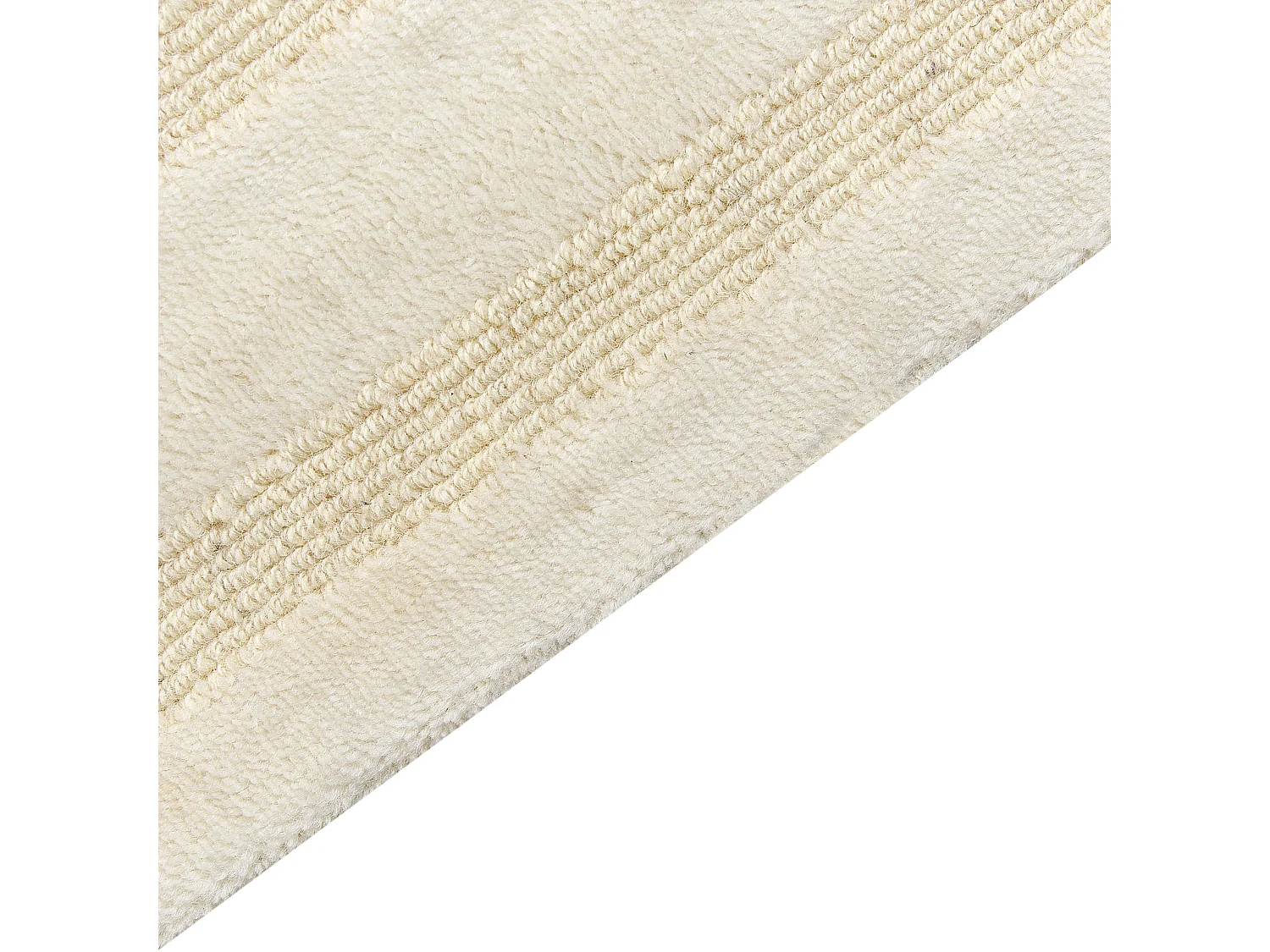Tapis en laine beige 160 x 230 cm ABEGUM