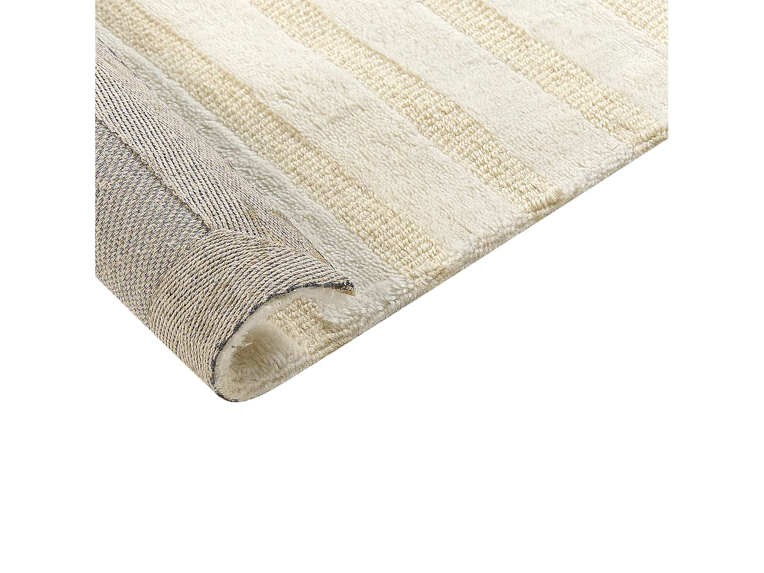Tapis en laine beige 160 x 230 cm ABEGUM