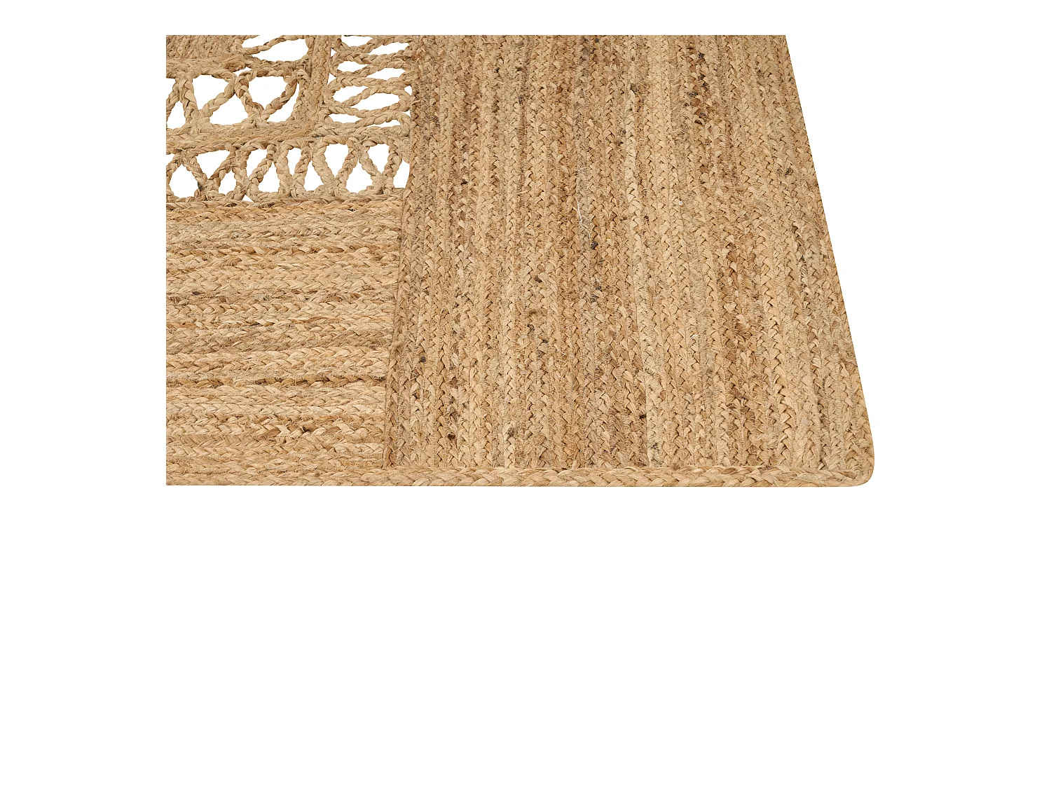 Dywan z juty 300 x 400 cm beżowy YENIKOY