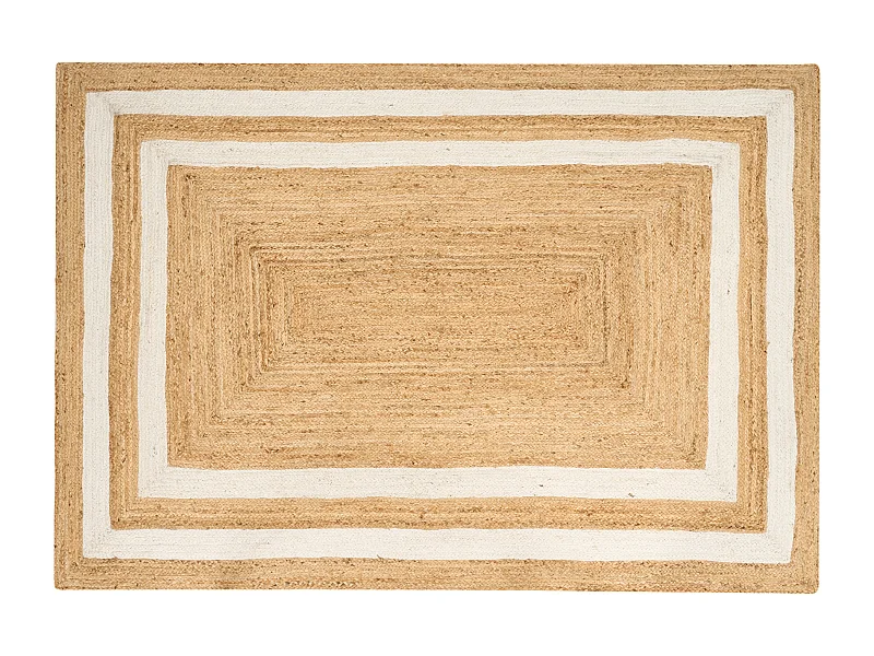 Teppich GEMEREK 160 x 230 cm Jute Beige