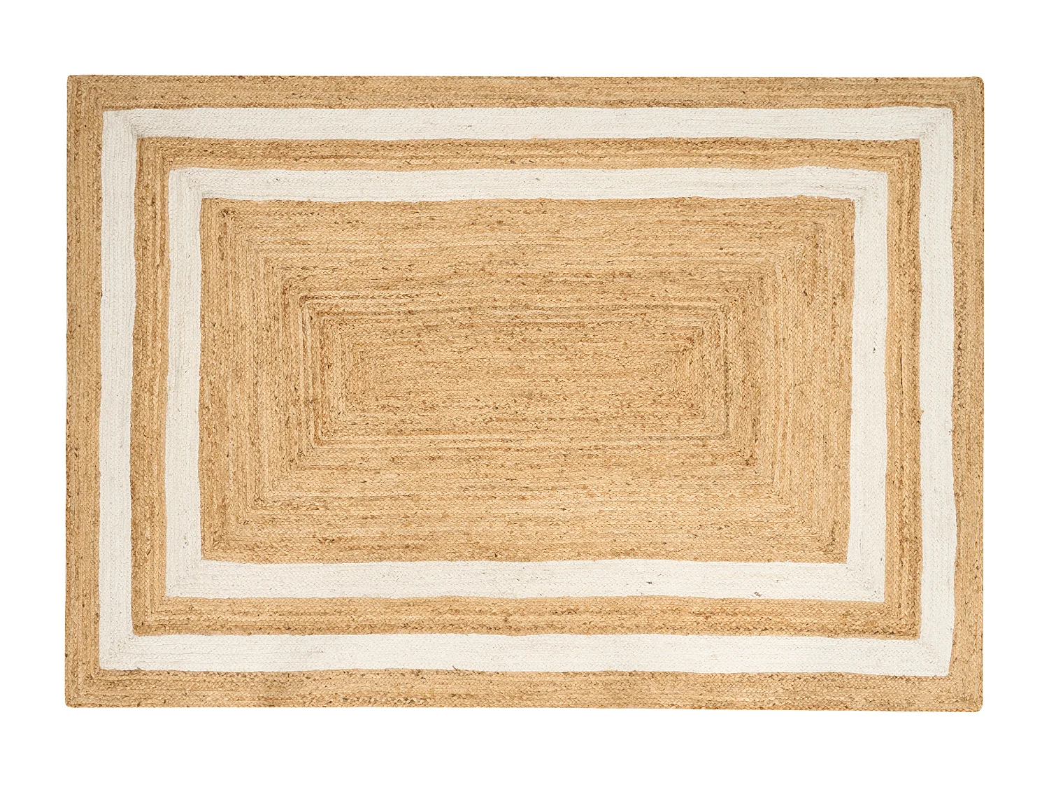 Teppich GEMEREK 160 x 230 cm Jute Beige