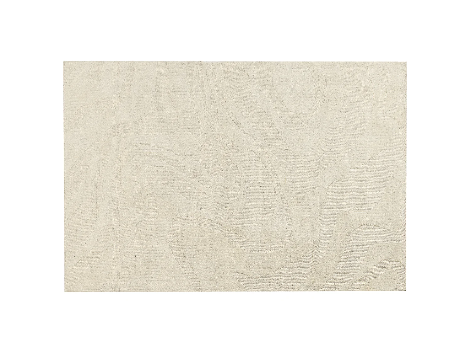 Rug SASNAK Beige 200 x 300 cm Wool