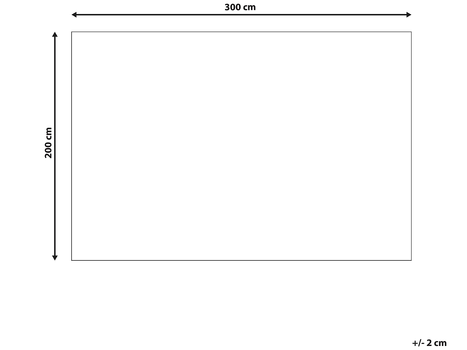 Tappeto iuta beige 200 x 300 cm YENIKOY