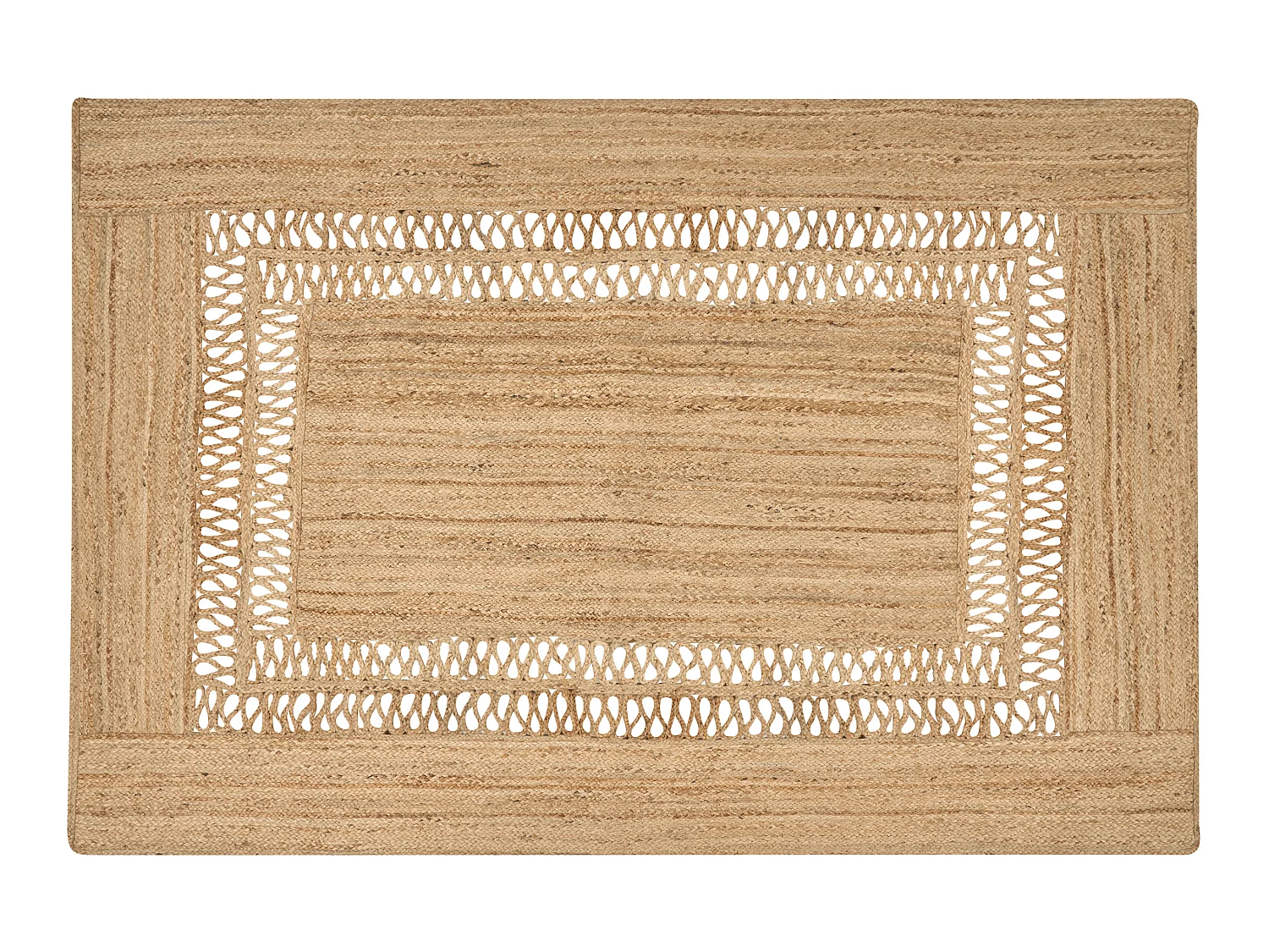 Tapis YENIKOY Beige 200 x 300 cm Jute