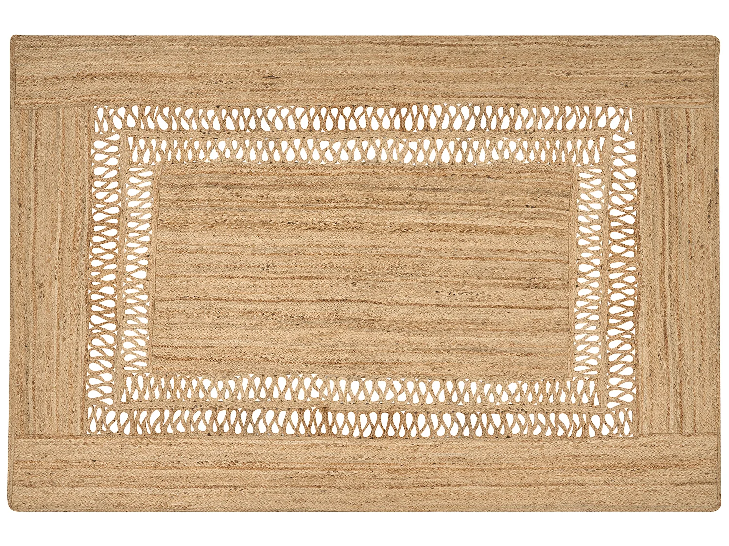 Tapis YENIKOY Beige 200 x 300 cm Jute