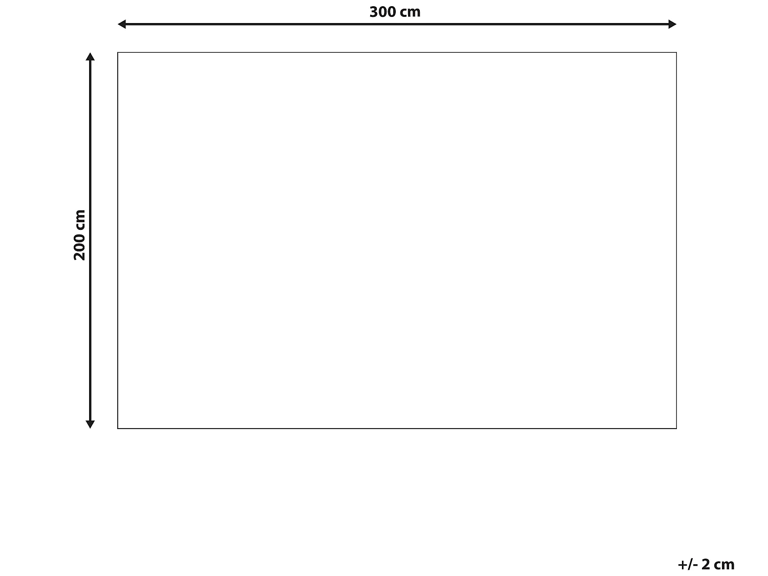 Tappeto iuta beige 200 x 300 cm YENIKOY