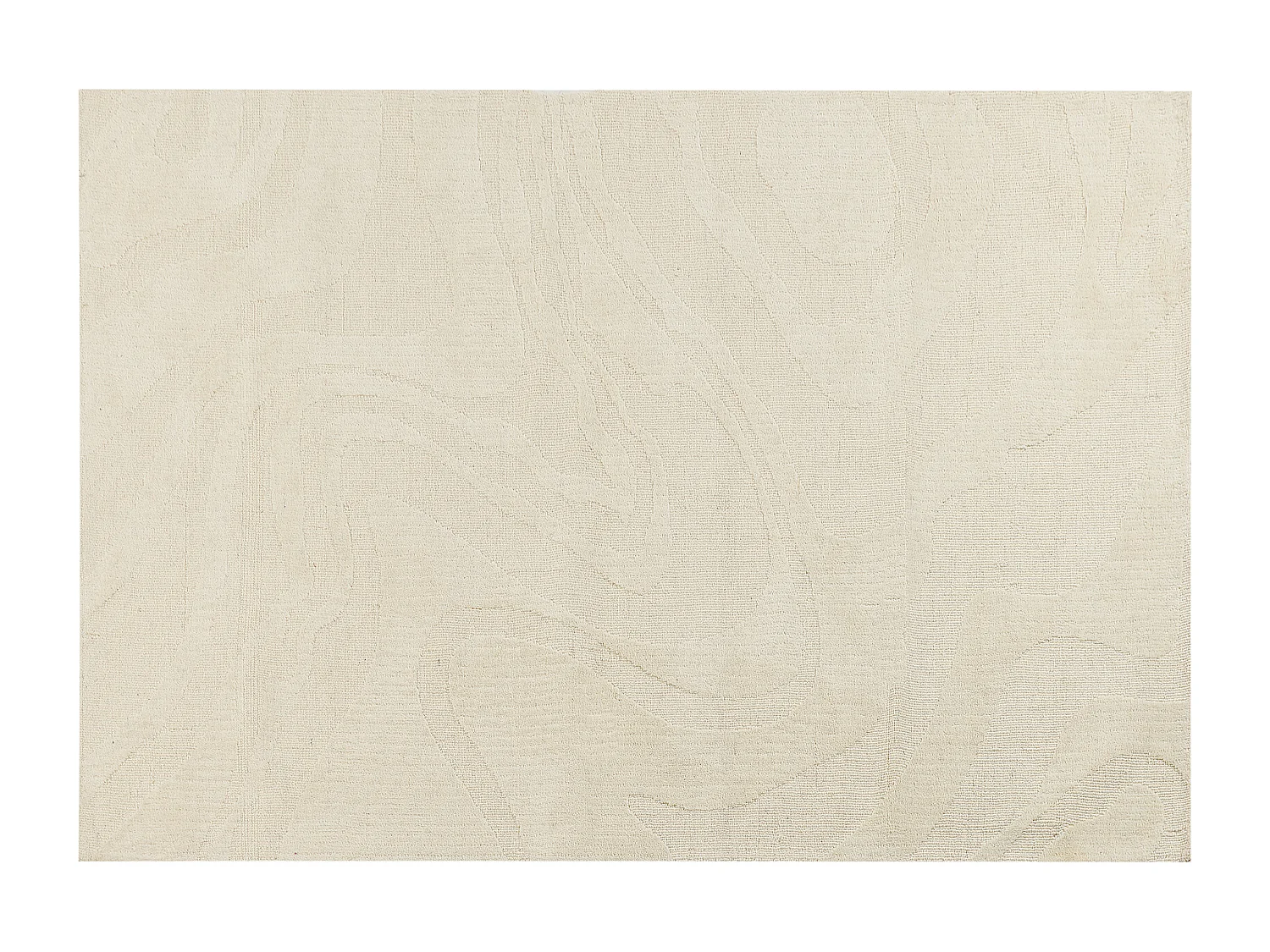 Tapis SASNAK Beige 160 x 230 cm Laine