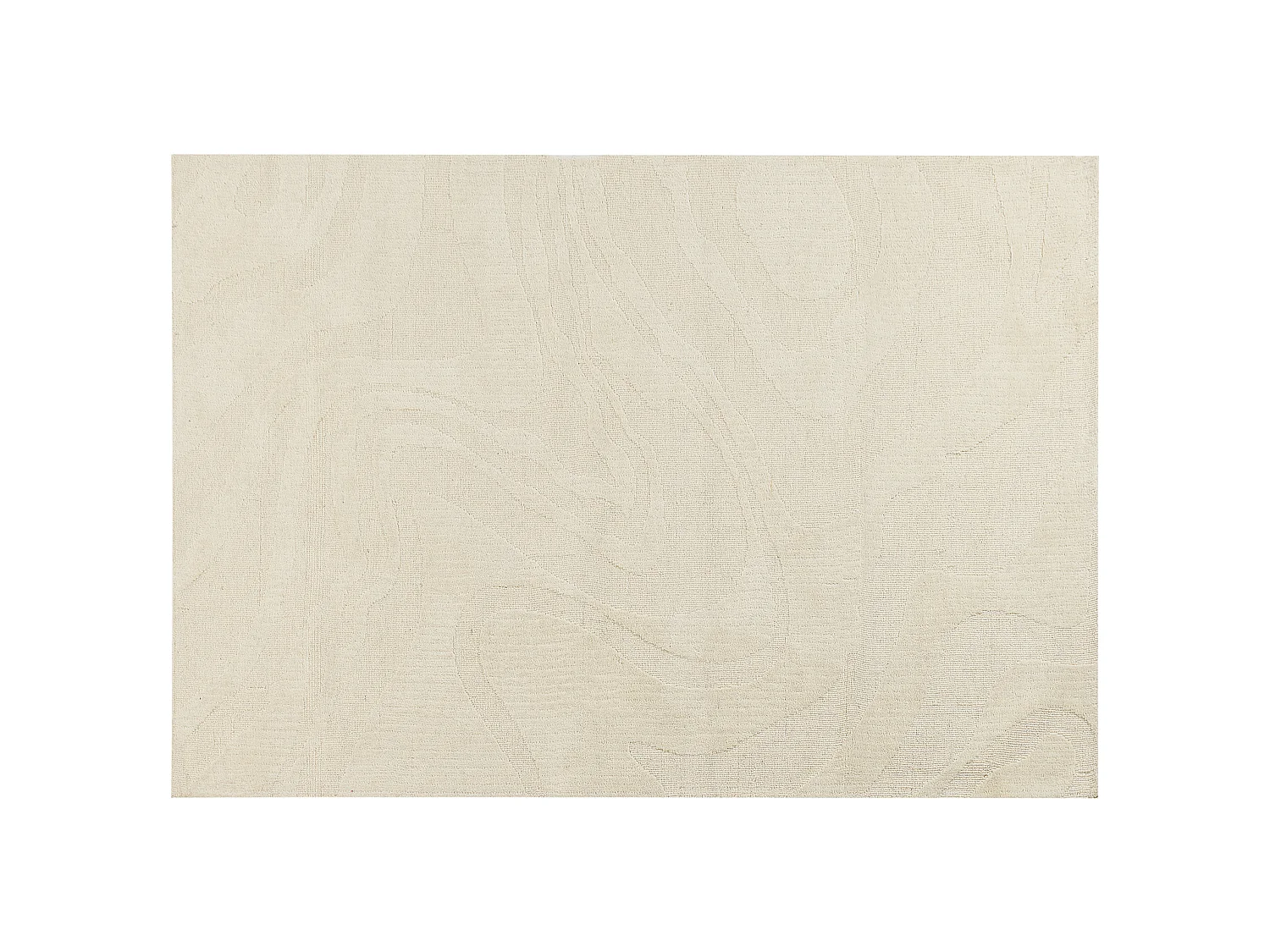 Rug SASNAK Beige 160 x 230 cm Wool