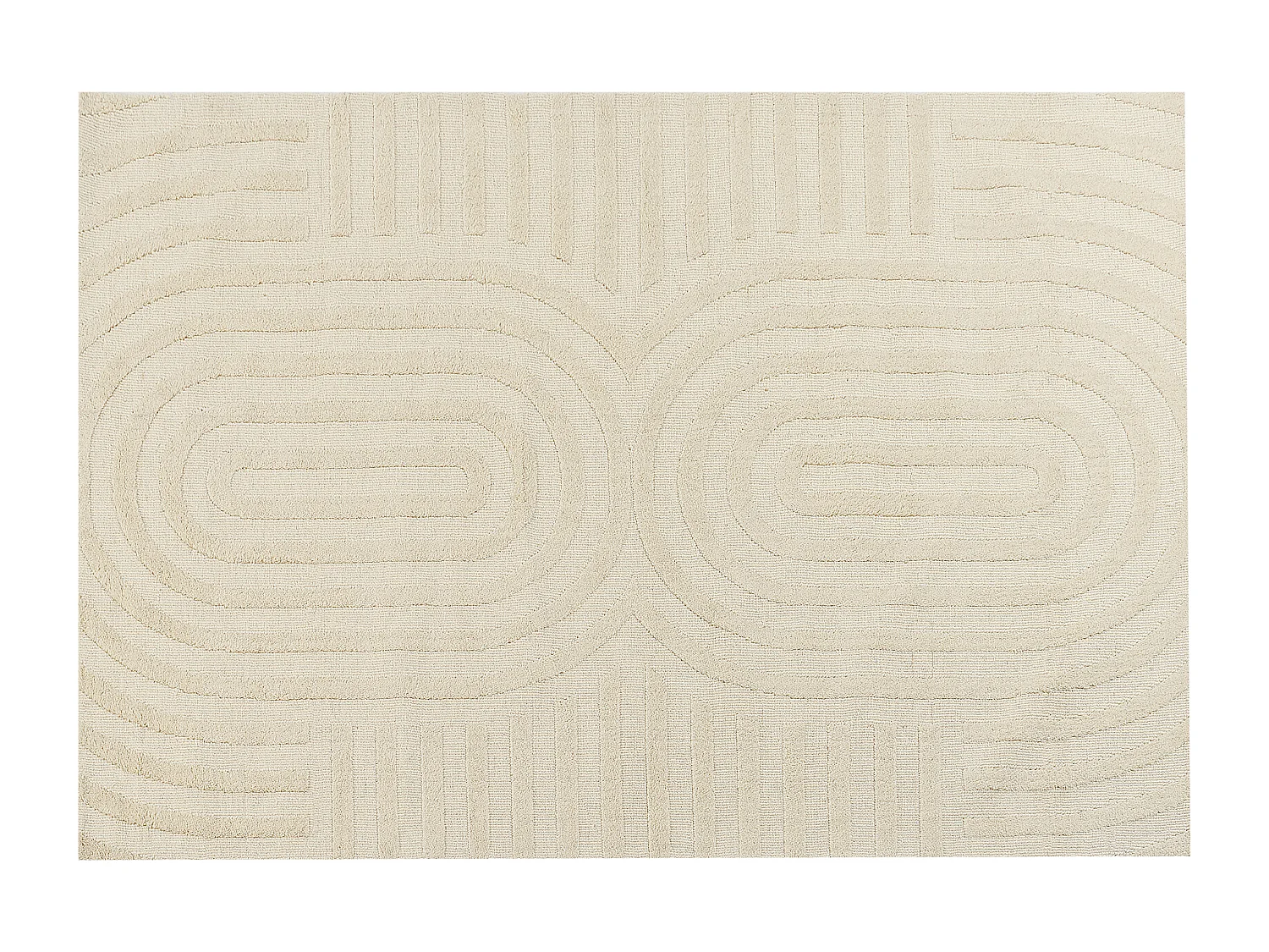 Dywan wełniany 160 x 230 cm beżowy MASTUNG