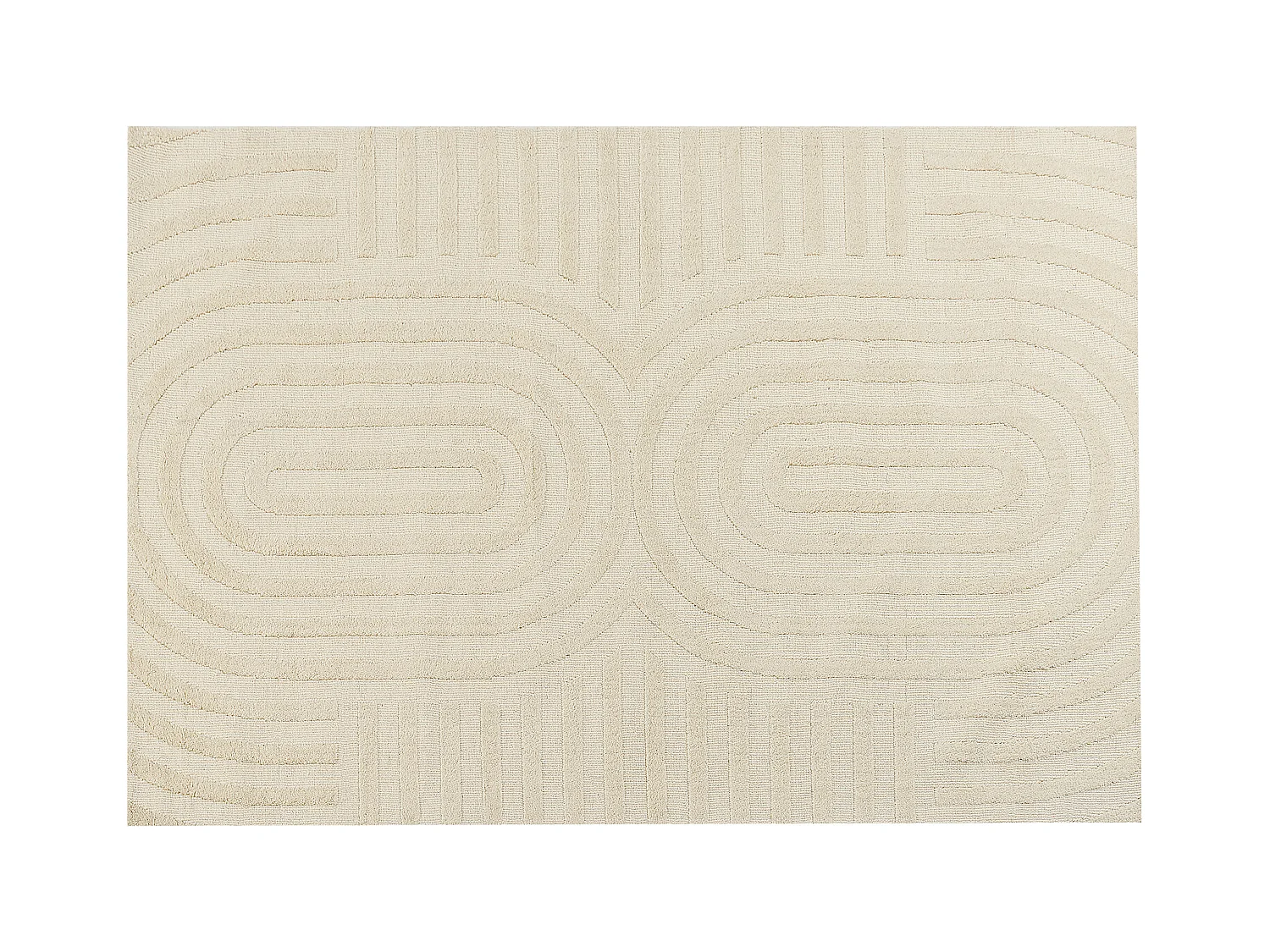 Vloerkleed wol beige 160 x 230 cm MASTUNG
