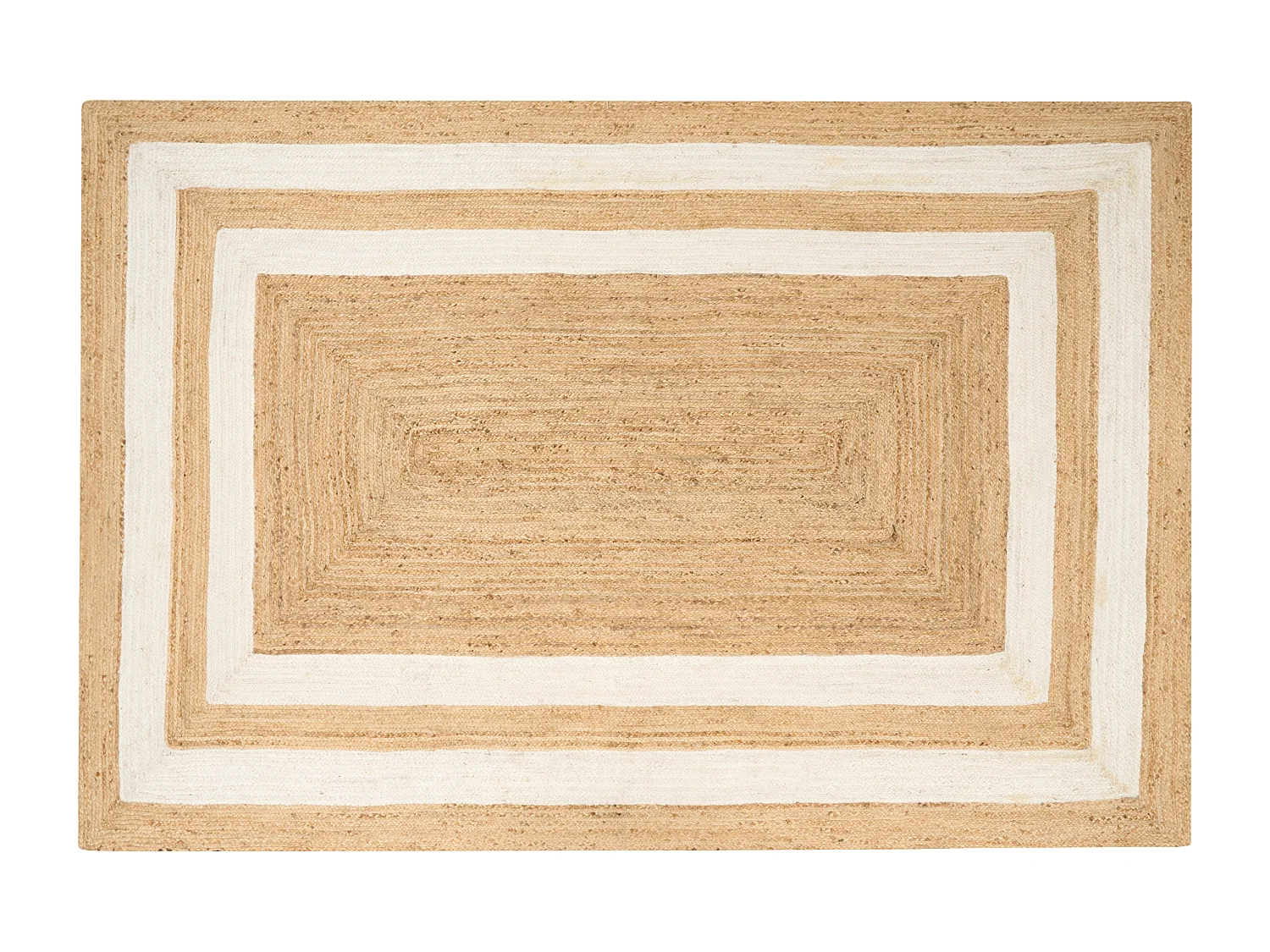 Vloerkleed GEMEREK 200 x 300 cm Jute Beige