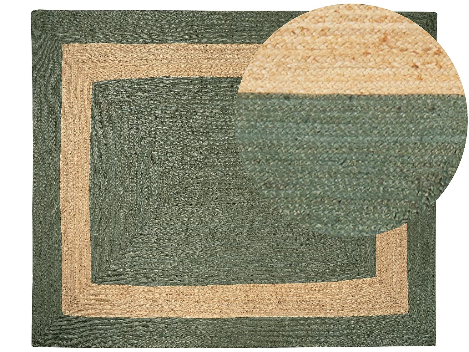 Tapis KARAKUYU Vert 300 x 400 cm Jute