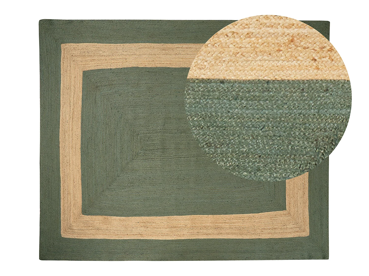 Tapis KARAKUYU Vert 300 x 400 cm Jute