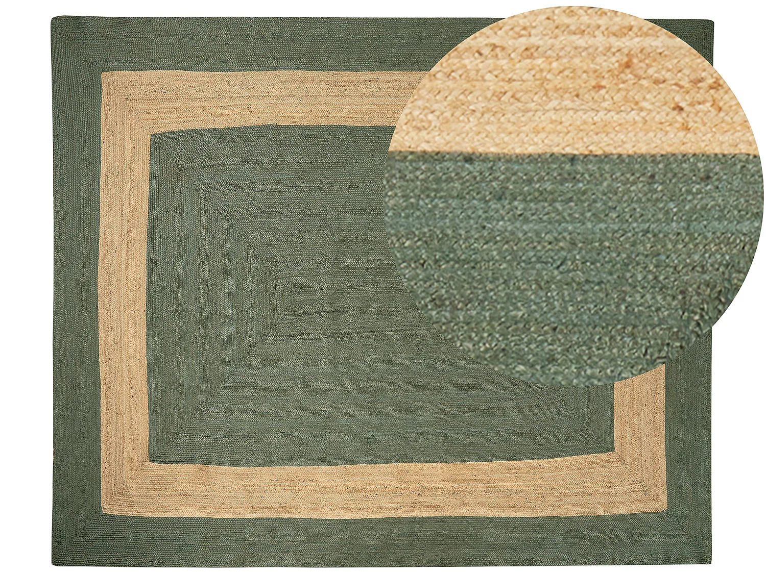 Tapis KARAKUYU Vert 300 x 400 cm Jute