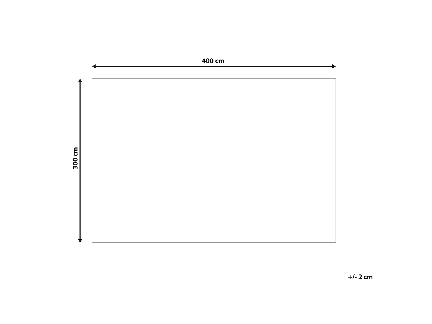 Vloerkleed MENGEN 300 x 400 cm Jute Beige