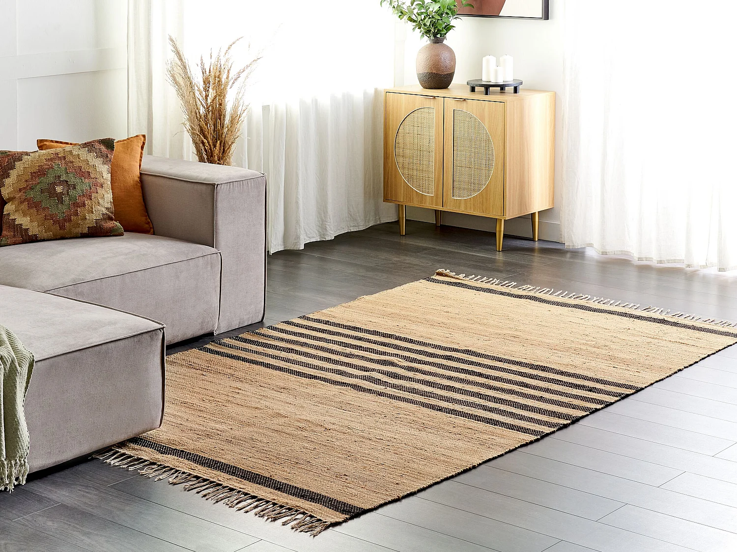 Tapis ERICEK 160 x 230 cm Jute Beige