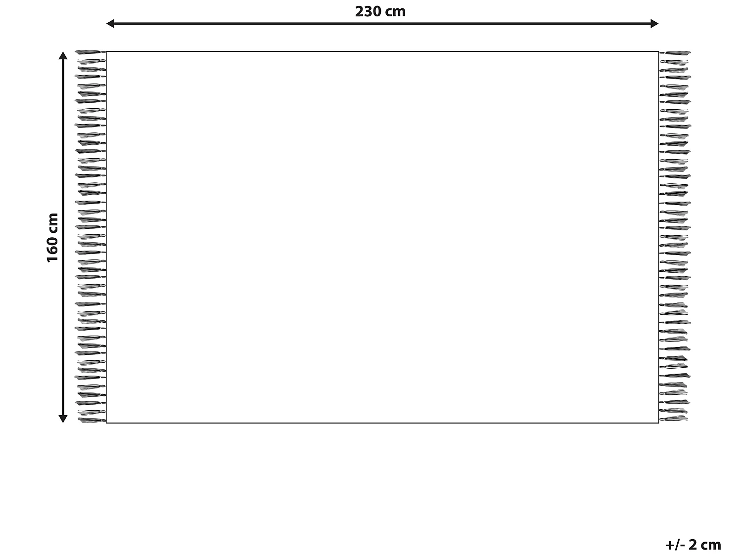 Tapete ERICEK 160 x 230 cm Juta Creme