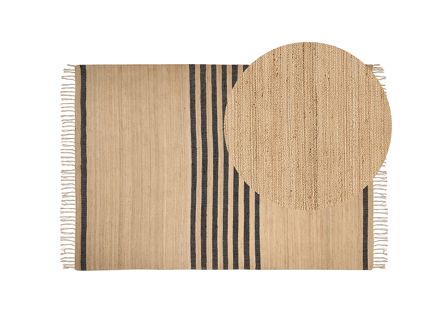 Tapis ERICEK 160 x 230 cm Jute Beige