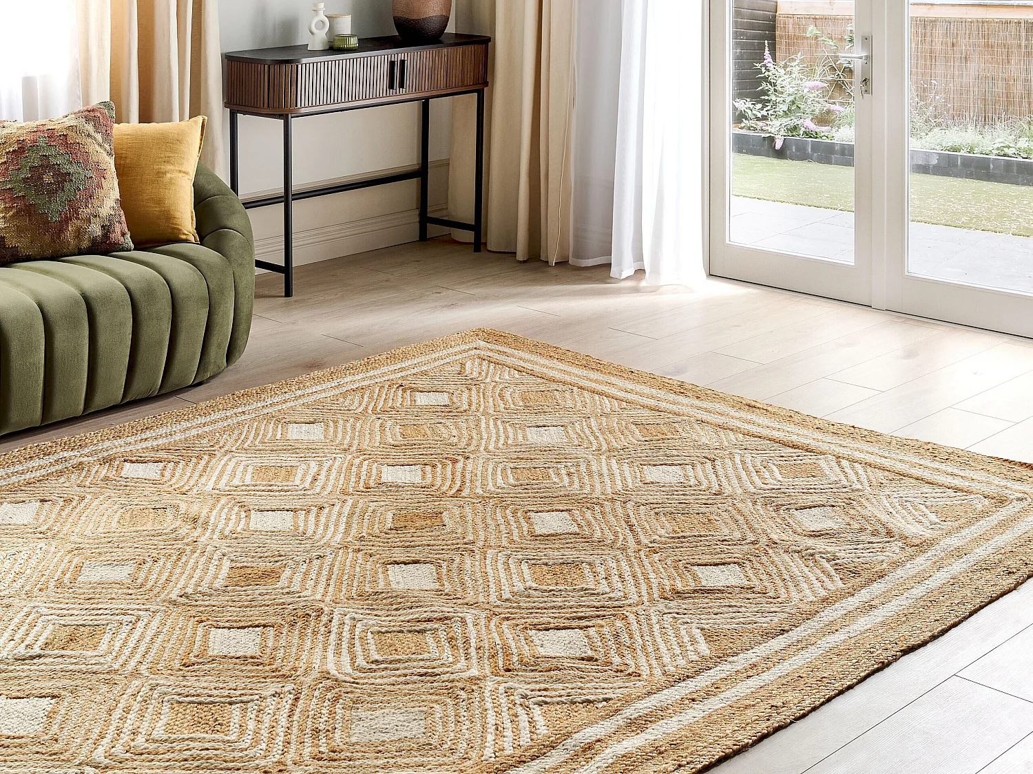 Tapis MENGEN Beige 200 x 300 cm Jute