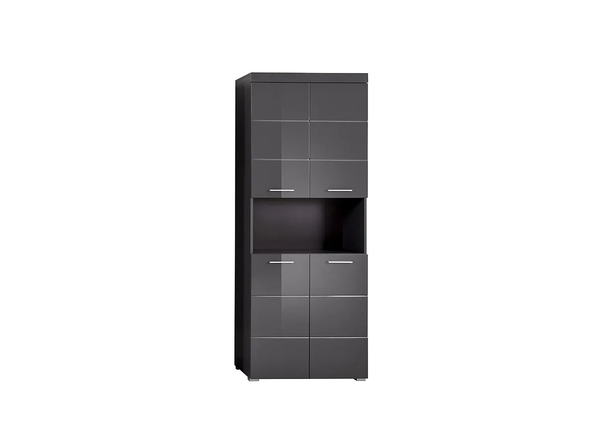 Colonne de salle de bain  coloris anthracite mat, gris anthracite