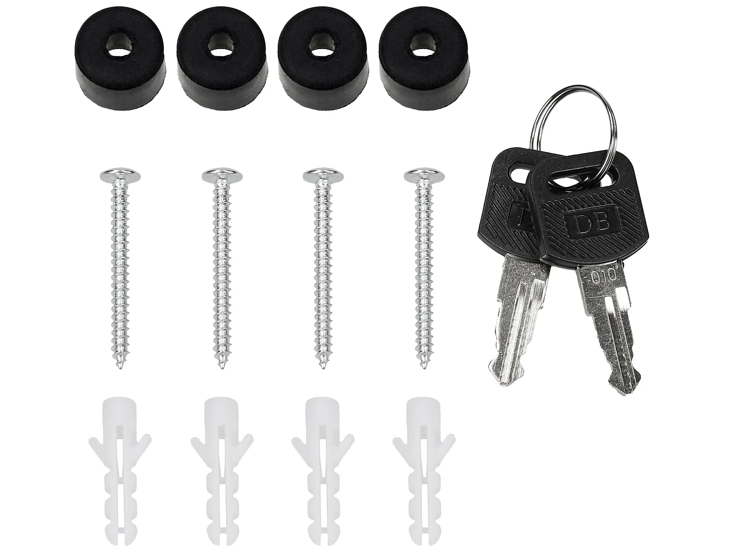 Boîte aux lettres murale moderne en acier anthracite aspect bois ML-DESIGN