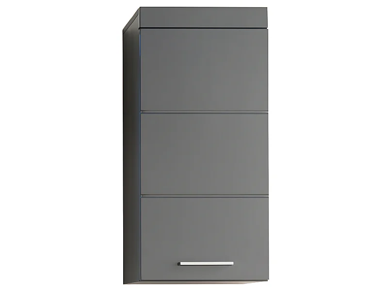 Armoire murale, meuble haut de salle de bain - L.  37 x H. 77 x P. 23 cm