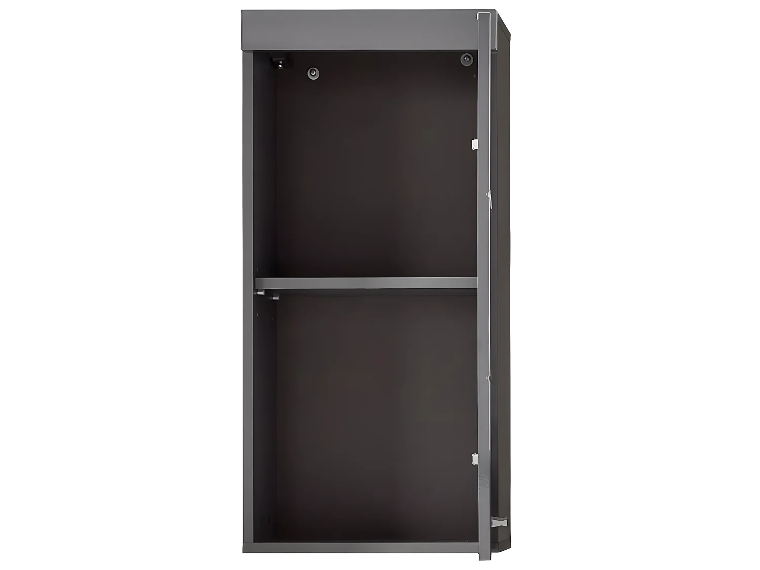 Armoire murale, meuble haut de salle de bain - L.  37 x H. 77 x P. 23 cm