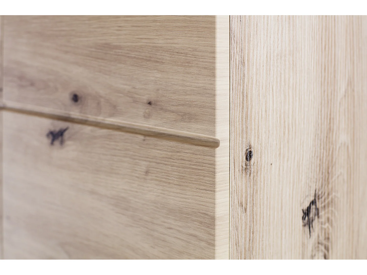 Commode de rangement avec 4 portes de salle de bain - L. 73  x H. 132  x P.  31 cm