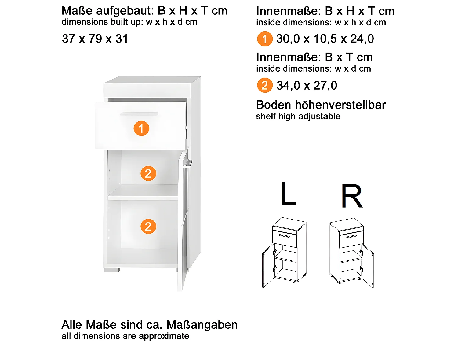 Meuble bas de salle de bain coloris gris anthracite mat,  gris anthracite brillant