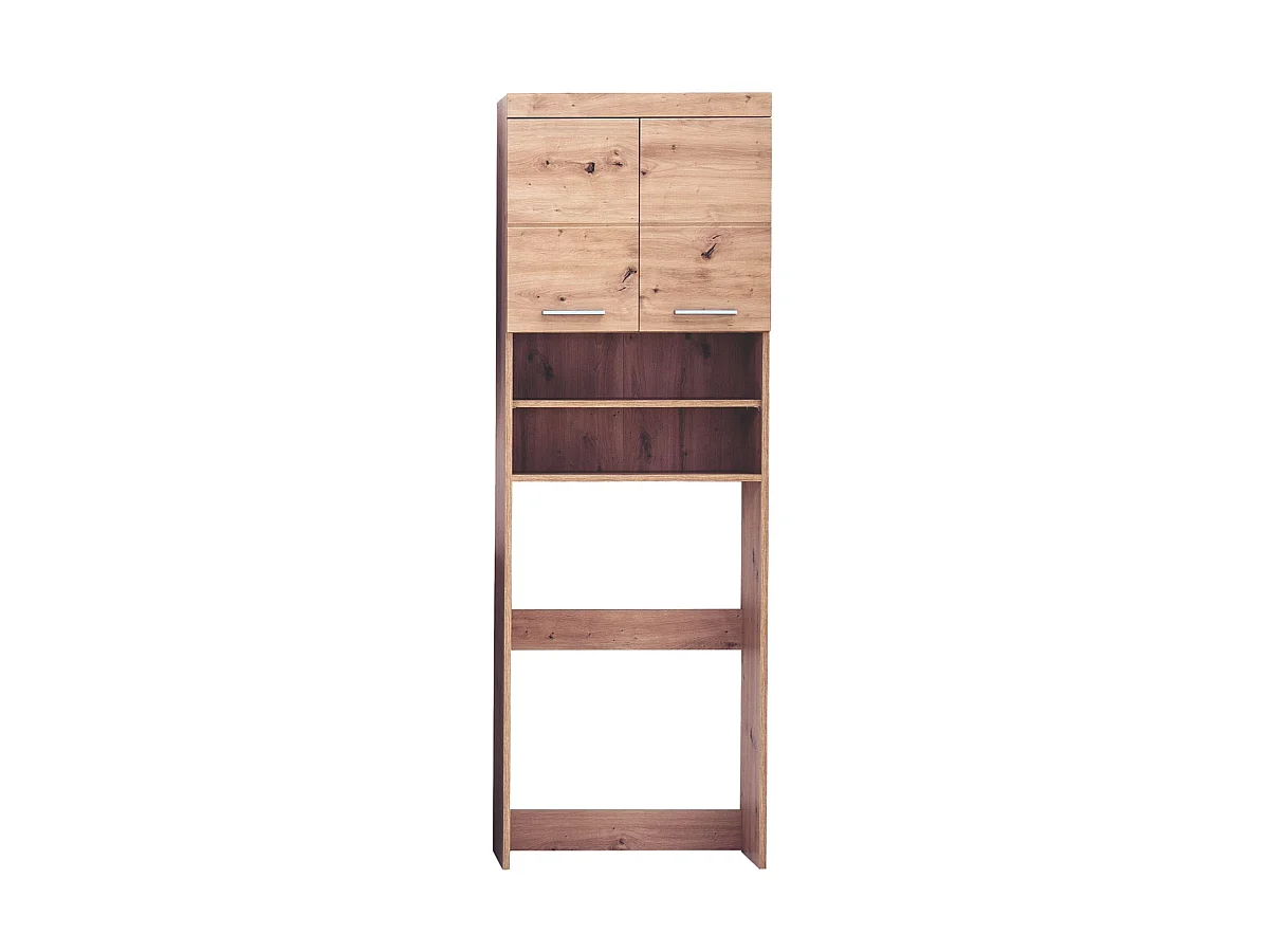 Meuble de rangement spécial machine à laver ou wc - L. 63  x H. 187  x P. 24 cm