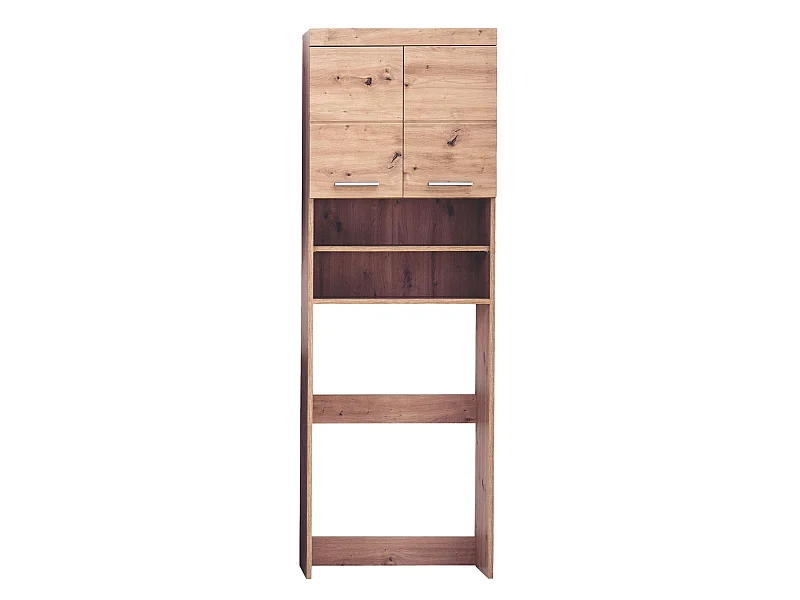 Meuble de rangement spécial machine à laver ou wc - L. 63  x H. 187  x P. 24 cm