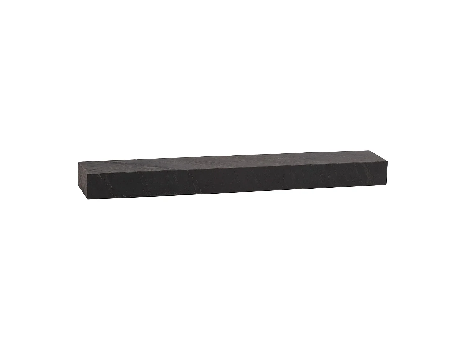 Étagère Murale 120 cm Bois Massif Aspect Pierre Étagère Suspendue Flottante