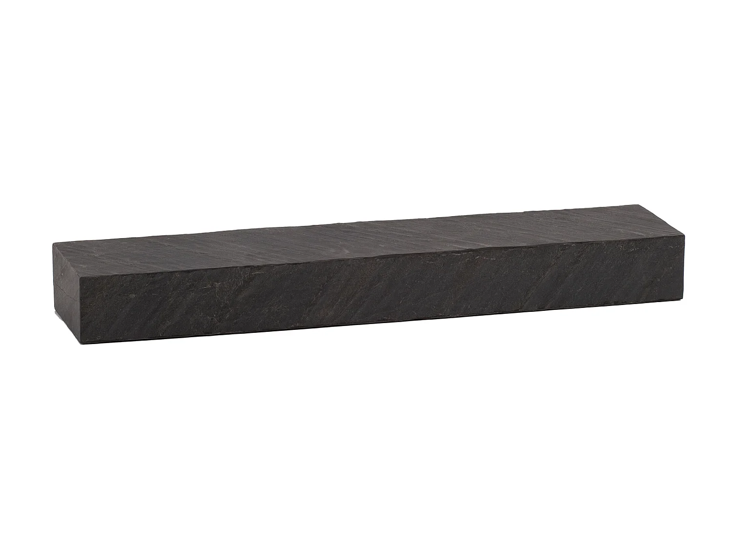 Étagère Murale 90 cm Bois Massif Aspect Pierre Étagère Suspendue Flottante