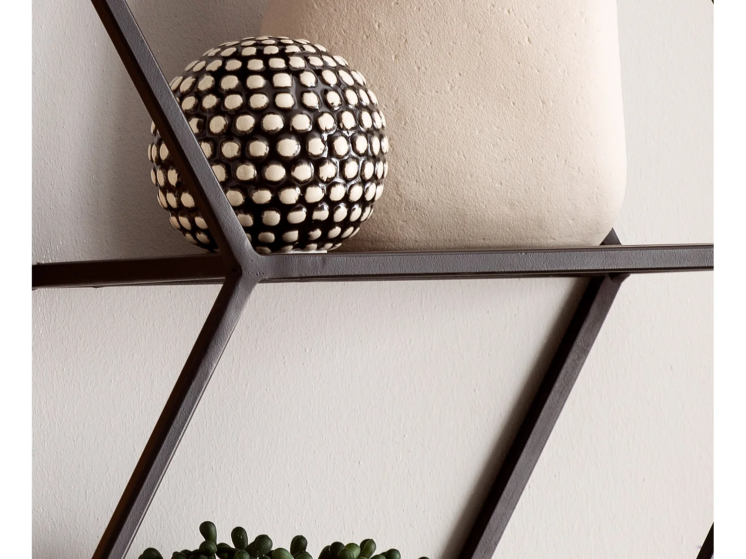 Étagère Murale Bois Massif Métal 60x52x20 cm Étagère Suspendue Flottante