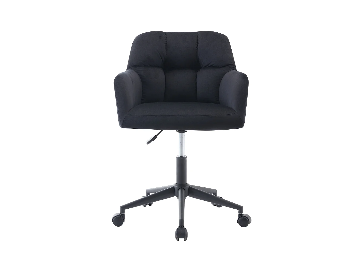 Kontorstol - Fløyel - Svart - Justerbar høyde - PEGA av Pascal Morabito