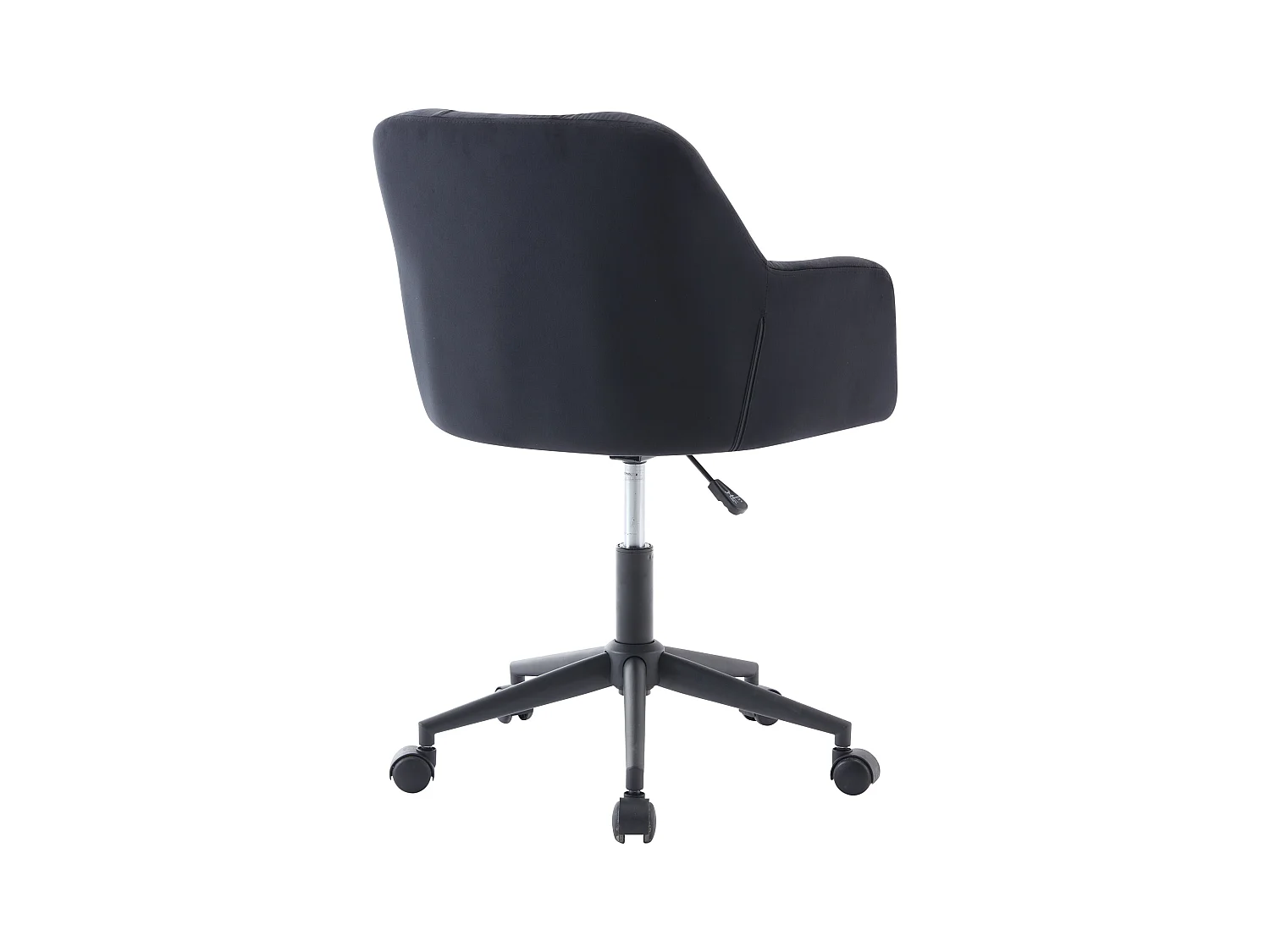 Kontorstol - Fløyel - Svart - Justerbar høyde - PEGA av Pascal Morabito