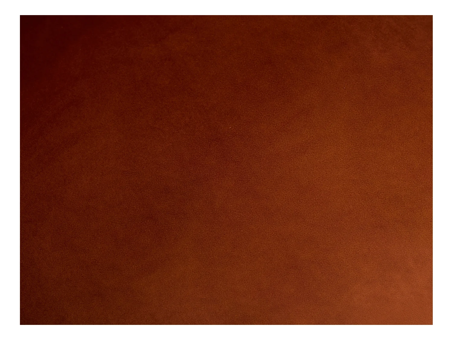 Bureaustoel - Fluweel - Terracotta en zwart - Verstelbare hoogte - ELEANA